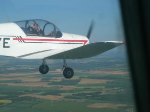 Moi au commande du D113; mon pax en mitrailleur :D