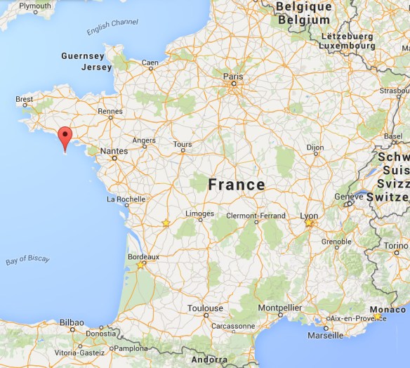 Géolocalisation Belle-île en mer